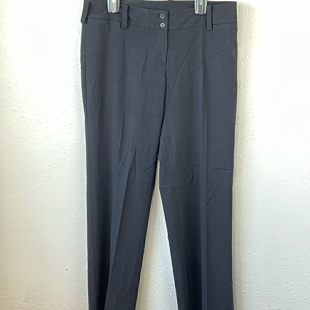 Pre-Owed Passport Womens Black Dress Pants Size 14